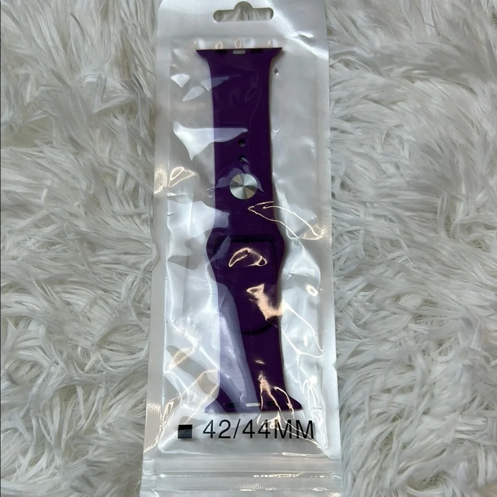 Purple Silicone Watch Band 42/44 mm